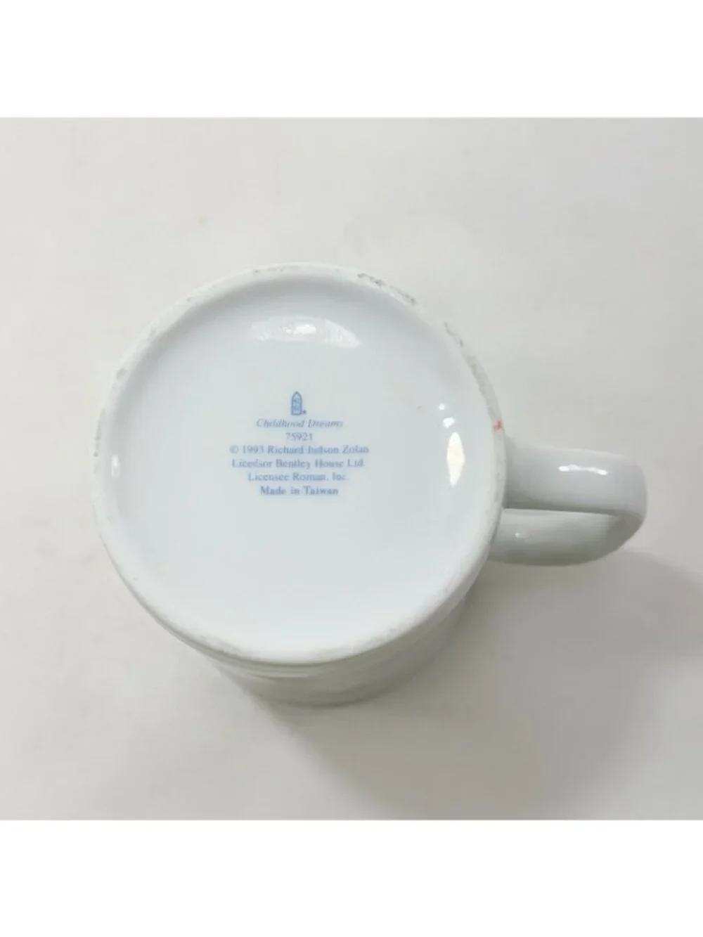 Vintage Richard Judson Zoland Childhood Dreams Mug 75921 Quote Caring Young Kid